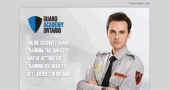 Desktop Screenshot of guardacademyontario.com